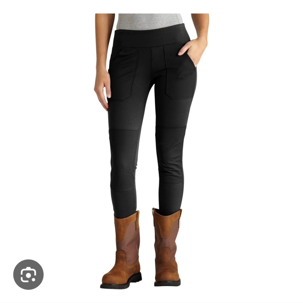 New carhartt force utility leggings black large short
